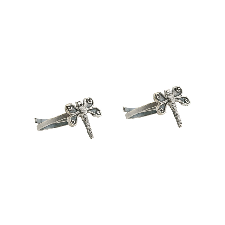 Teejh Aviraya Silver Oxidised Toe Rings
