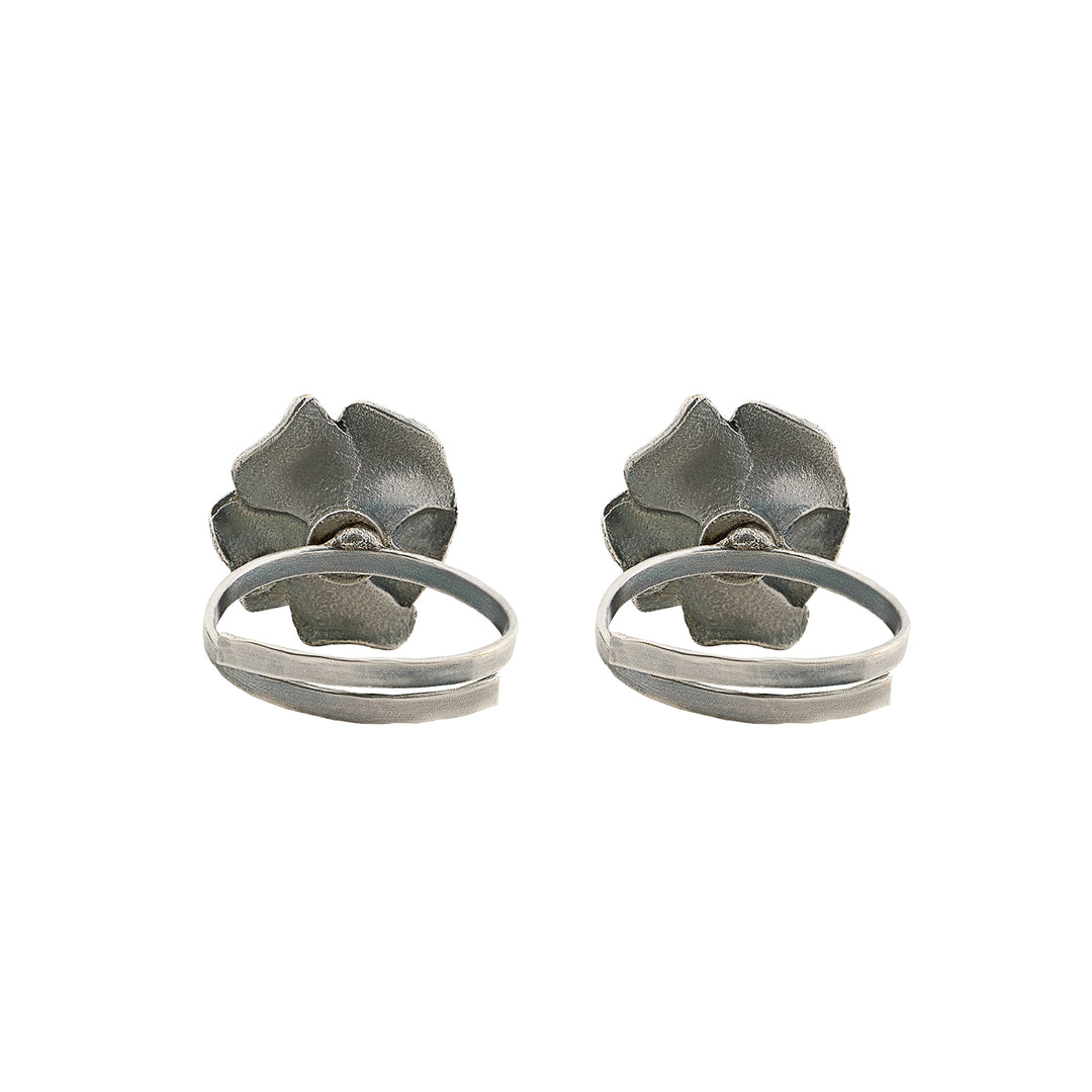 Teejh Vareesha Silver Oxidised Toe Rings