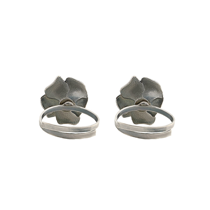Teejh Vareesha Silver Oxidised Toe Rings