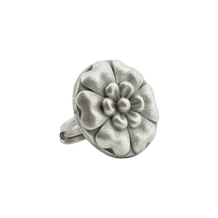 Teejh Taavya Silver Oxidised Ring