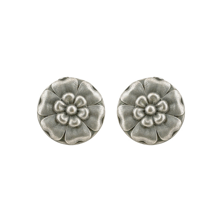 Teejh Siaara Silver Oxidised Earrings