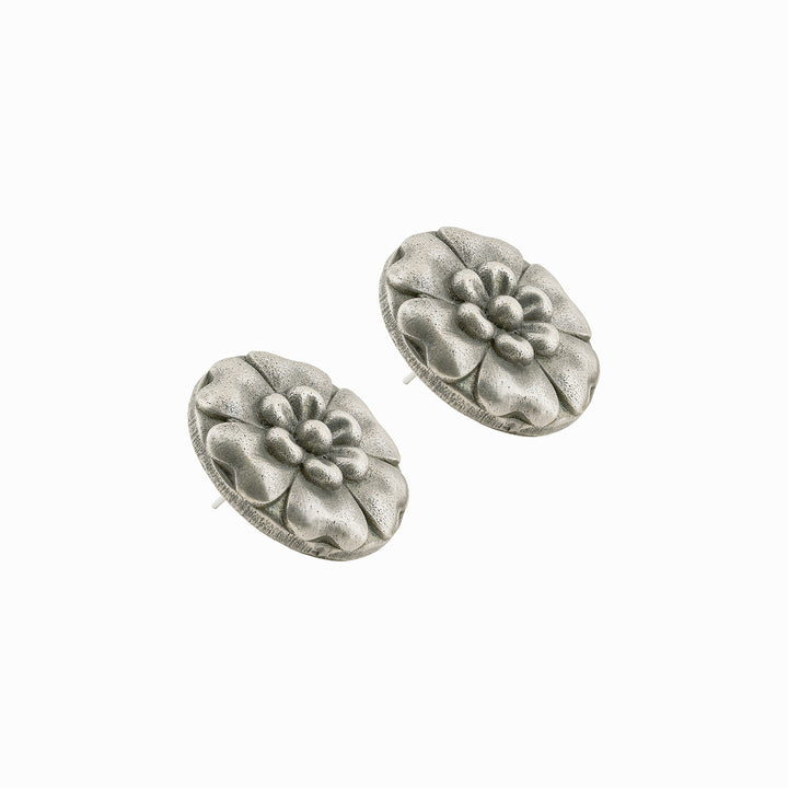 Teejh Siaara Silver Oxidised Earrings