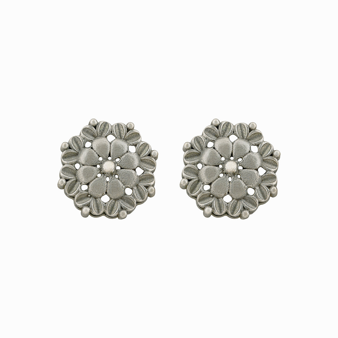 Teejh Azeira Silver Oxidised Earrings