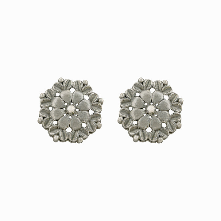 Teejh Azeira Silver Oxidised Earrings