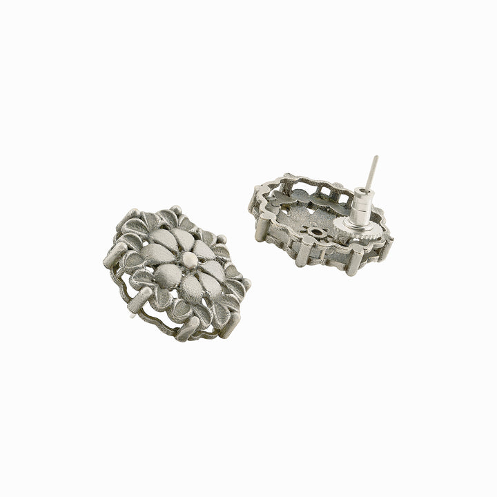 Teejh Azeira Silver Oxidised Earrings
