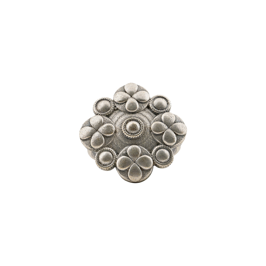 Teejh Tavisha Silver Oxidised Ring