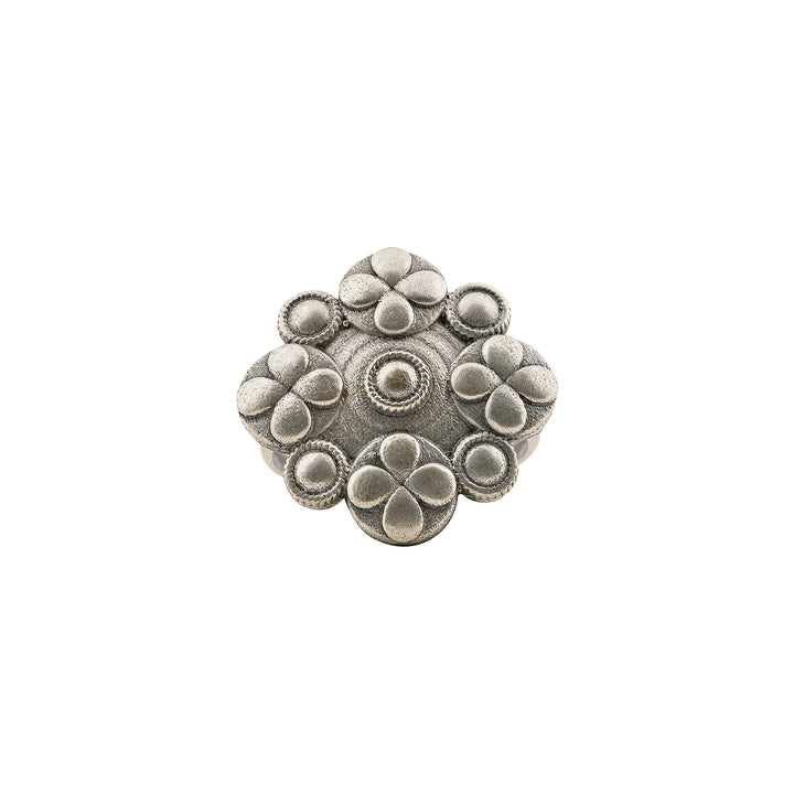 Teejh Tavisha Silver Oxidised Ring