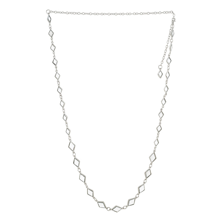 Teejh Rosha Silver Oxidised Waist Belt