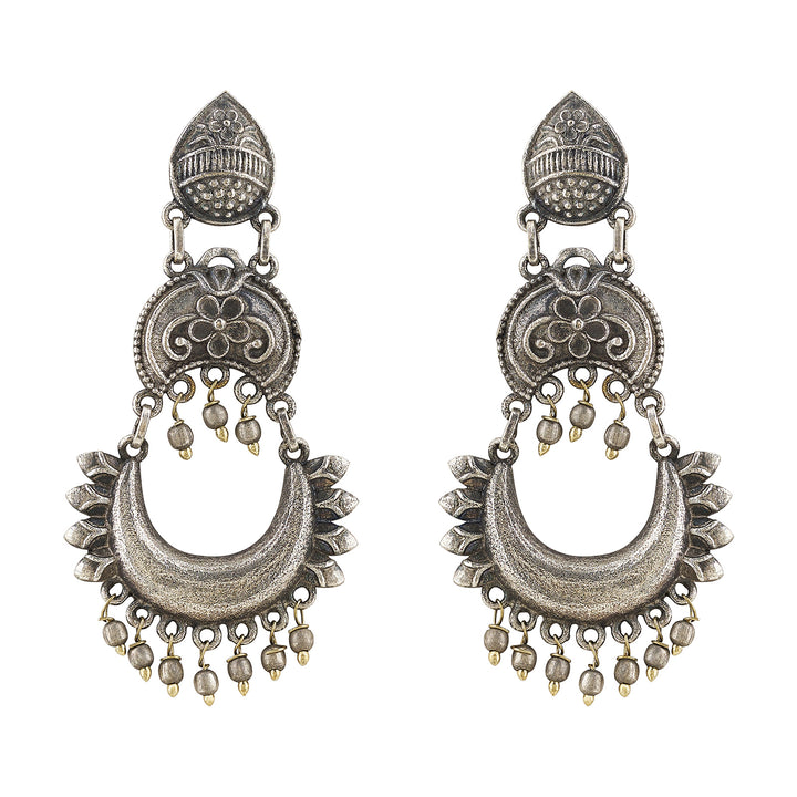 Kavisha Silver Red Earring