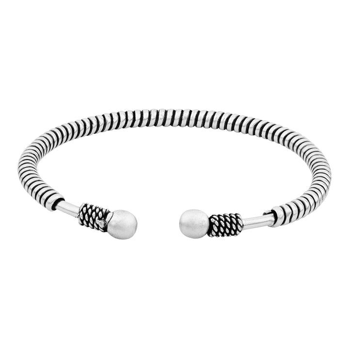 Oshi Silver Oxidised Bracelet