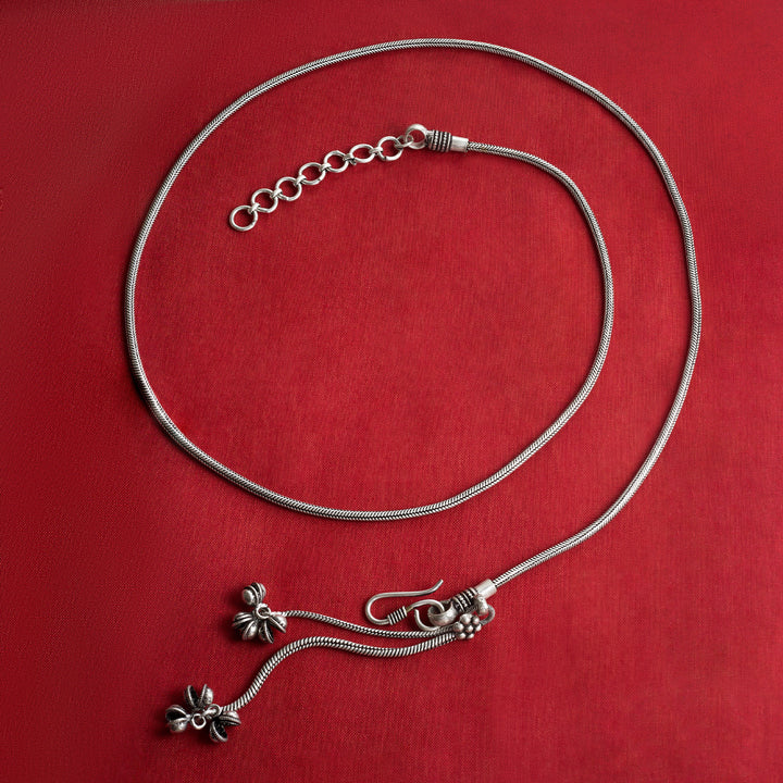 Ayanna Silver Oxidised Kamarbandh