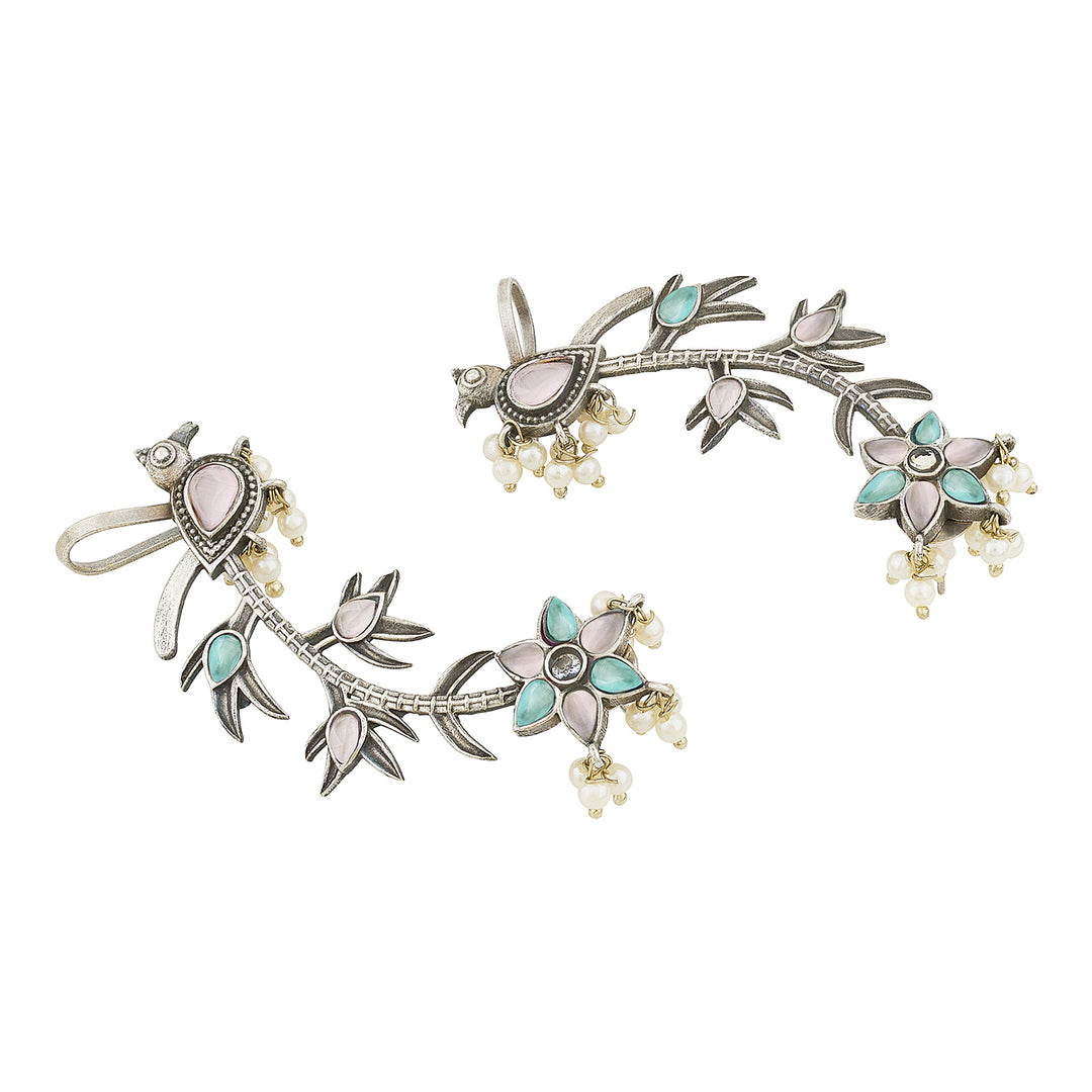 Ekruti Silver Earcuff