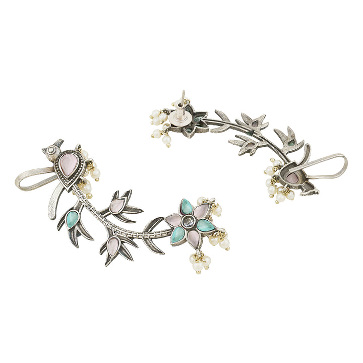 Ekruti Silver Earcuff