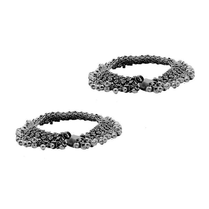 Teejh Srirangam Oxidised Silver Jewellery Gift Set