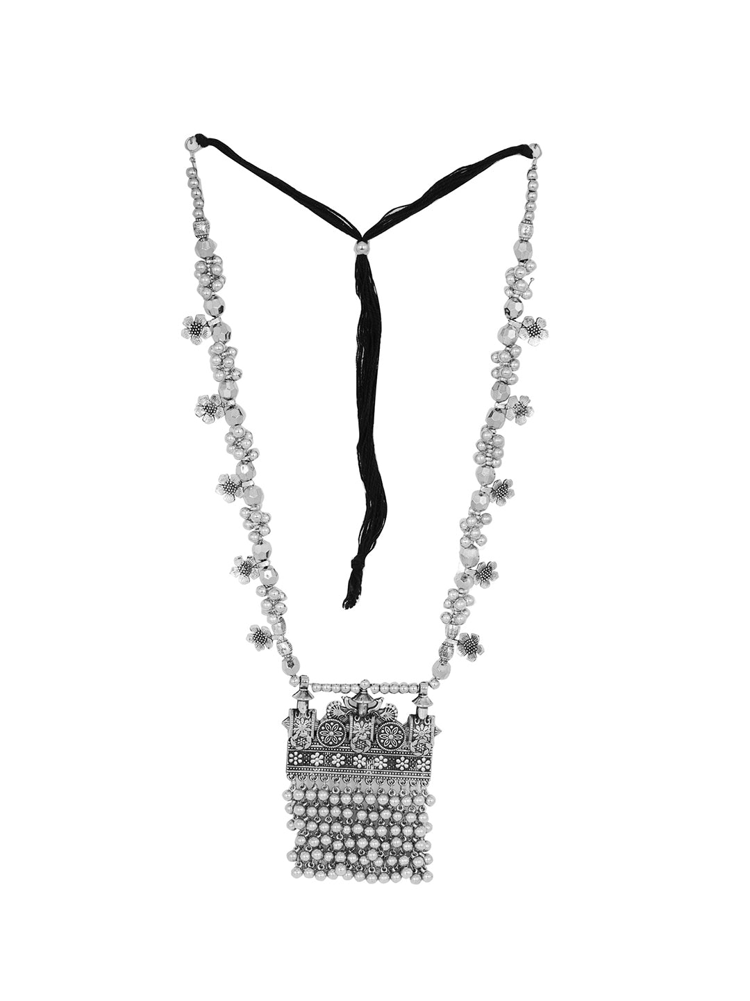 Teejh Vizianagaram Oxidised Silver Jewellery Gift Set