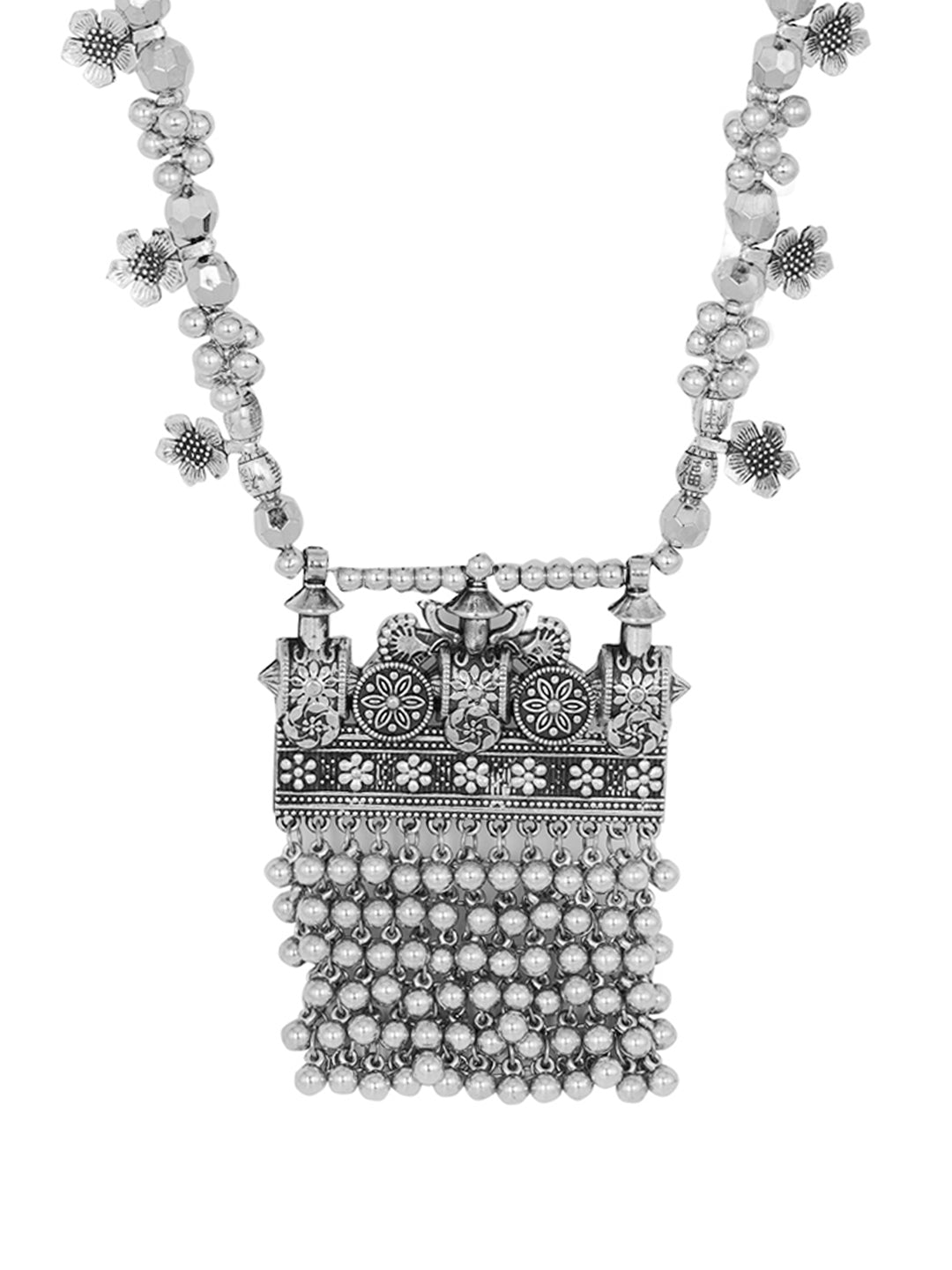 Teejh Vizianagaram Oxidised Silver Jewellery Gift Set