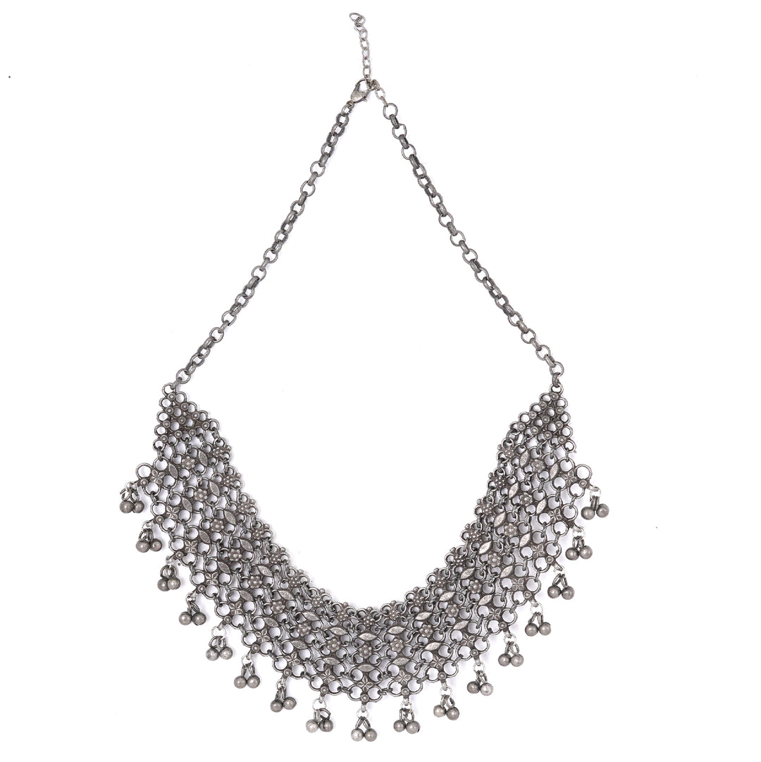 Teejh Kumari Silver Oxidised Jewelry Gift Set