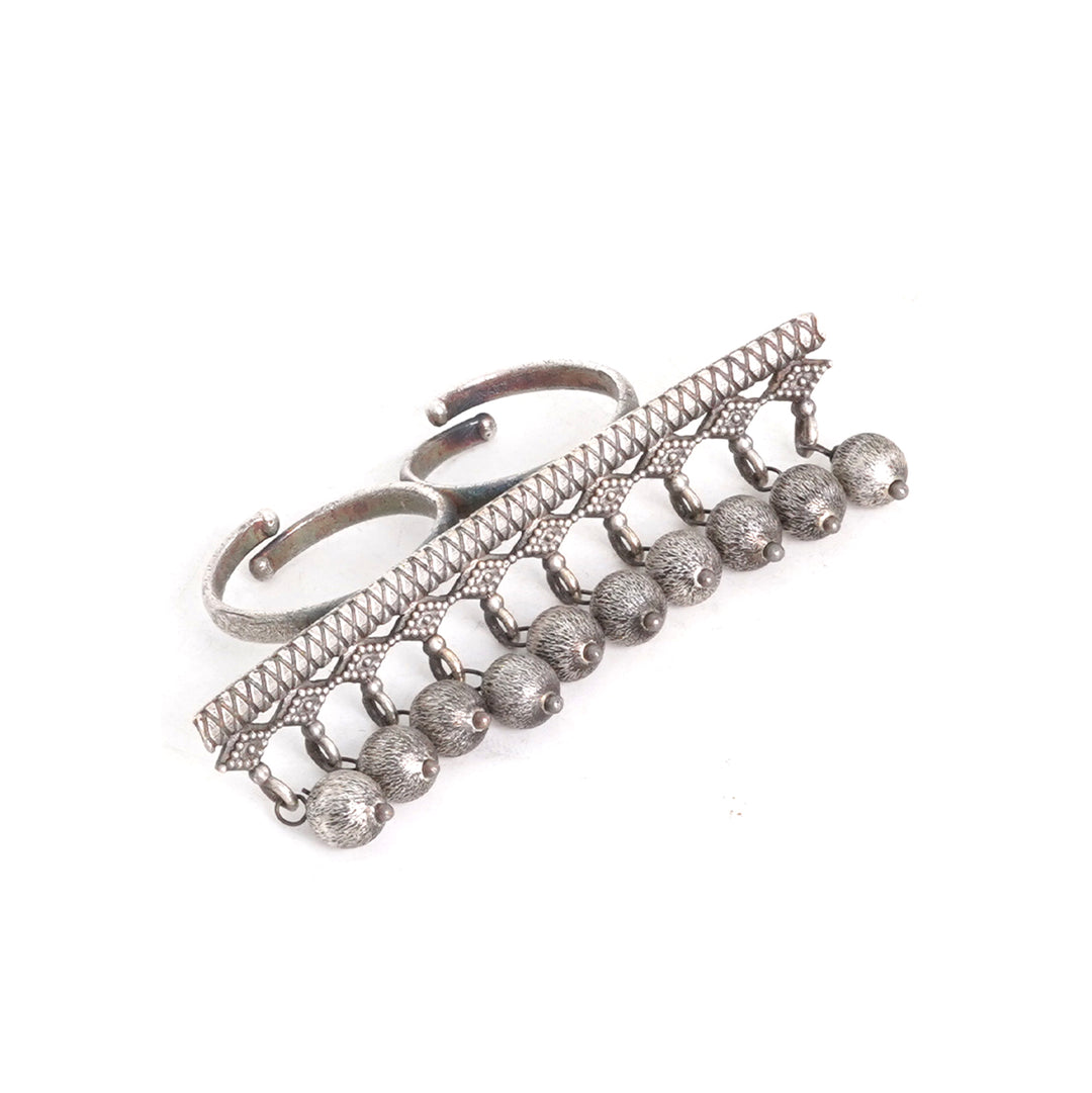 Teejh Kumari Silver Oxidised Jewelry Gift Set