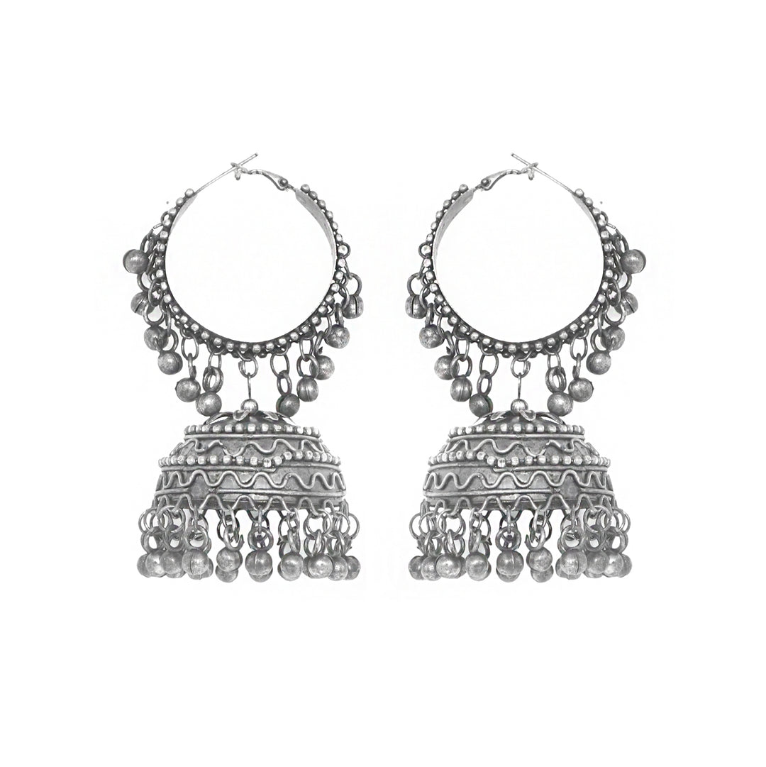 Teejh Myra Silver Oxidised Jewelry Gift Set