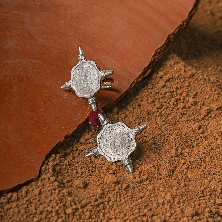 Teejh Kauri Coin Ring