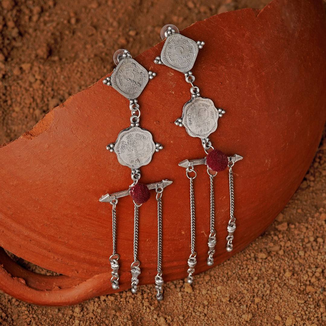 Teejh Karsha Coin Earring