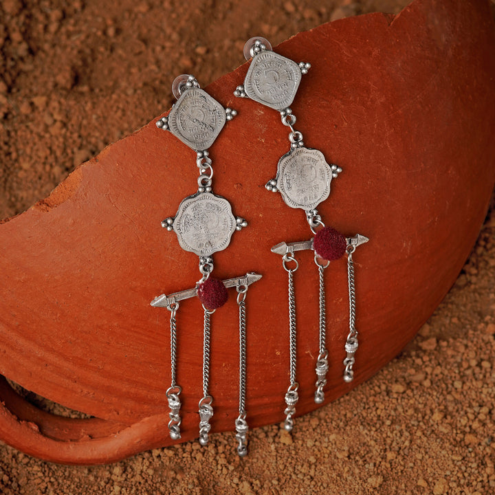 Teejh Karsha Coin Earring