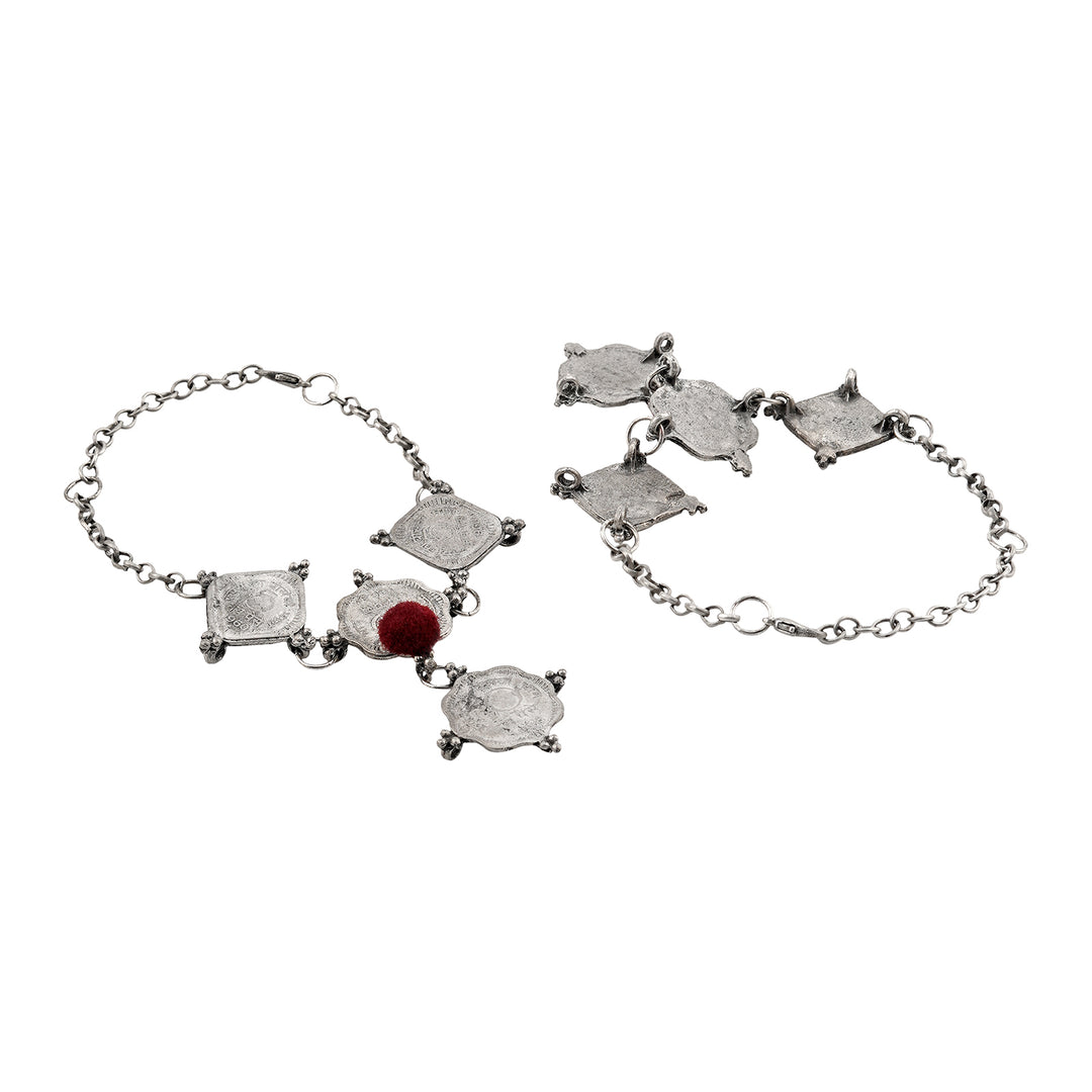 Teejh Manimudra Coin Anklet