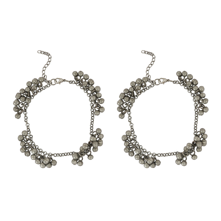 Teejh Manpreet Silver Oxidised Jewelry Gift Set