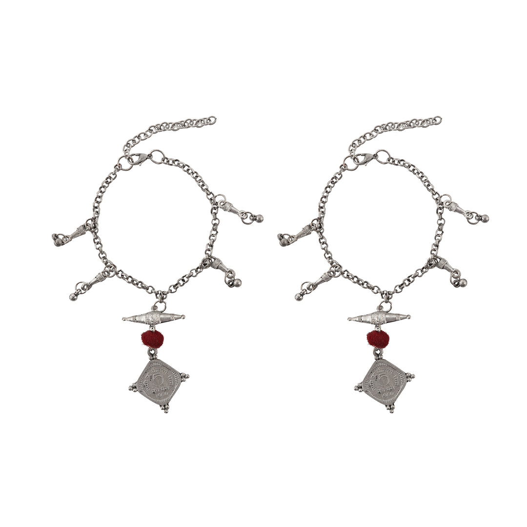 Teejh Gajapati Coin Anklet