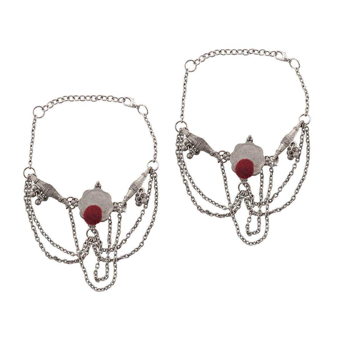 Teejh Pashana Coin Anklet