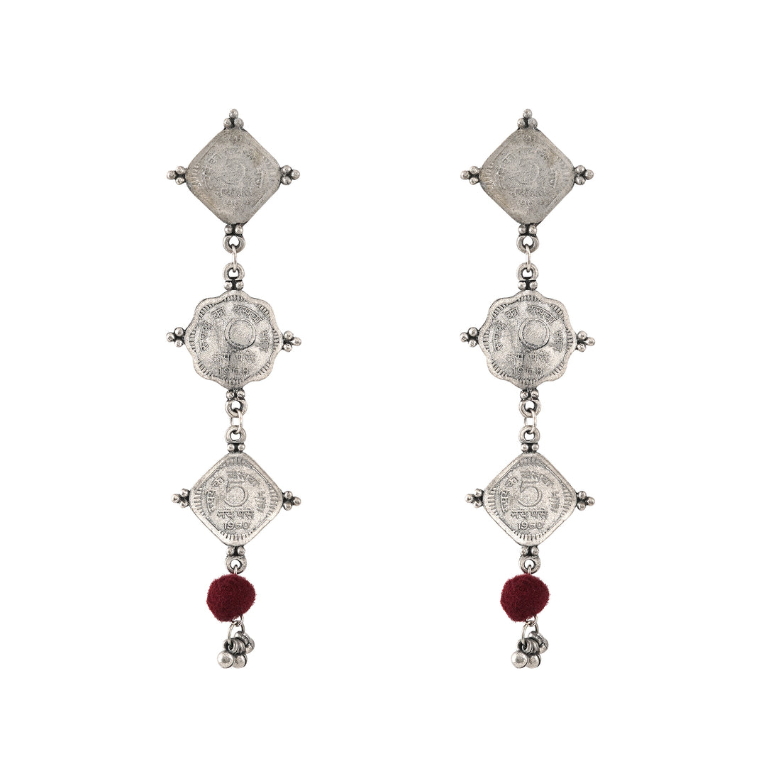 Teejh Dihariya Coin Earrings