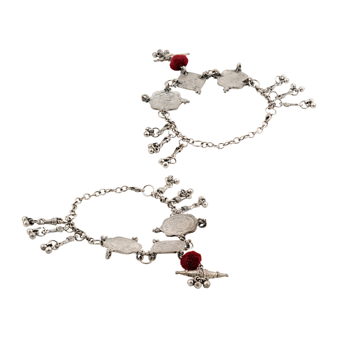 Teejh Satamana Coin Anklet