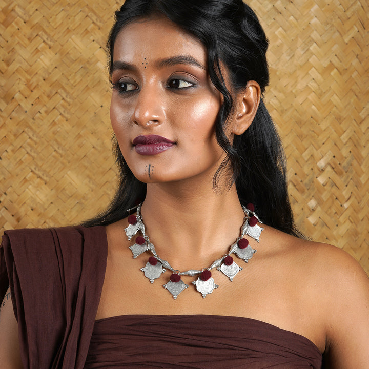 Teejh Kumbha Coin Necklace