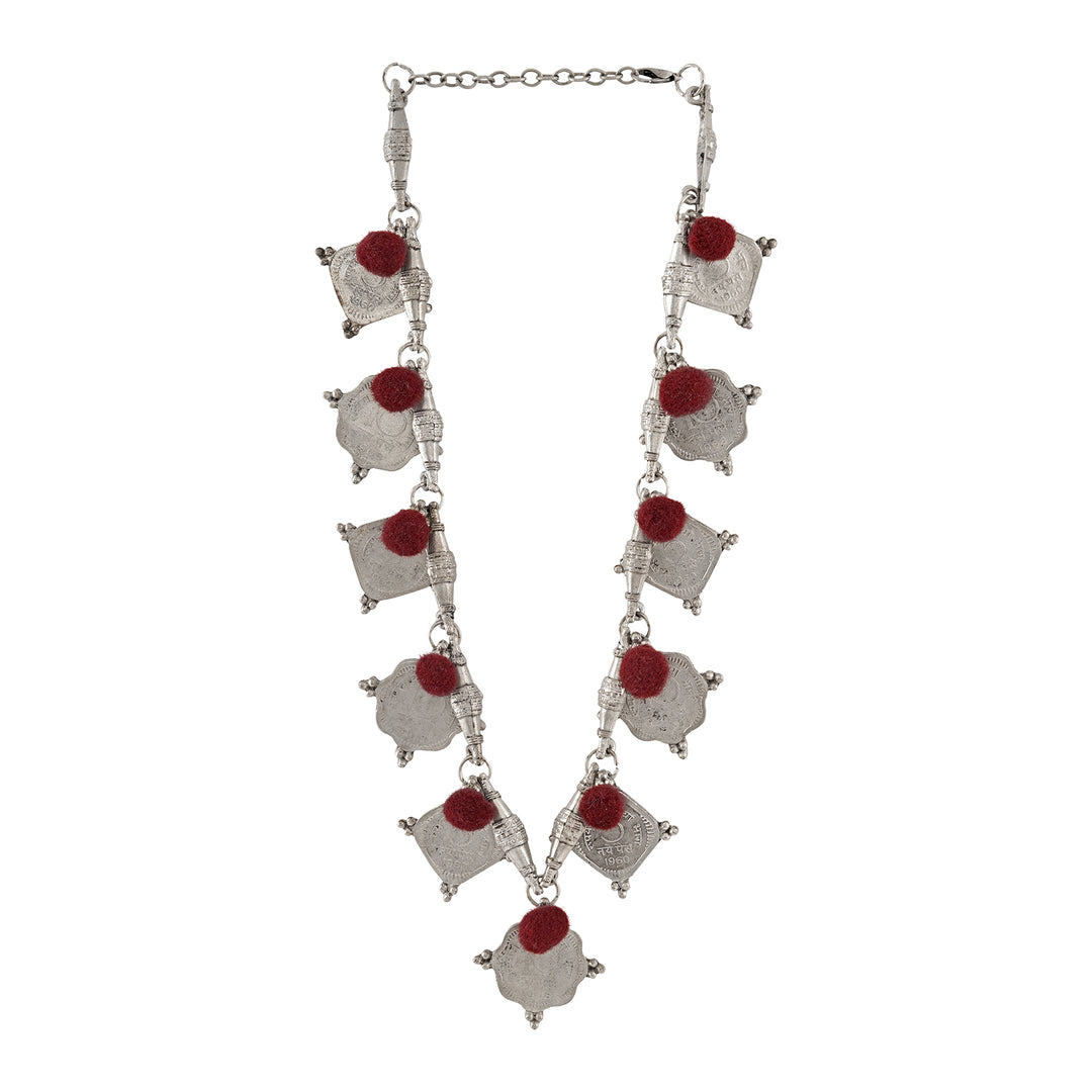 Teejh Kumbha Coin Necklace