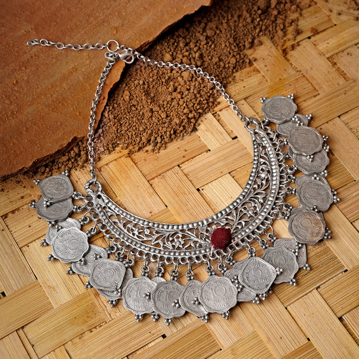 Teejh Karshika Coin Necklace