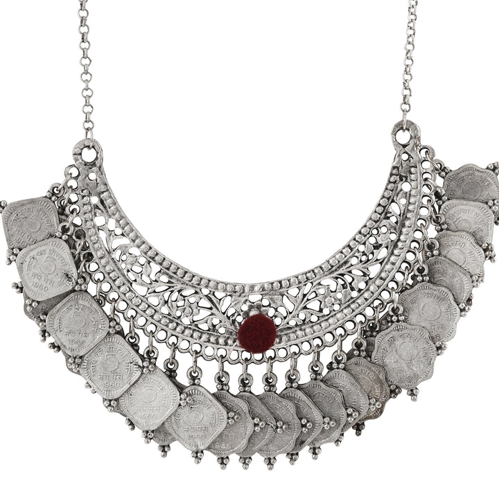 Teejh Karshika Coin Necklace