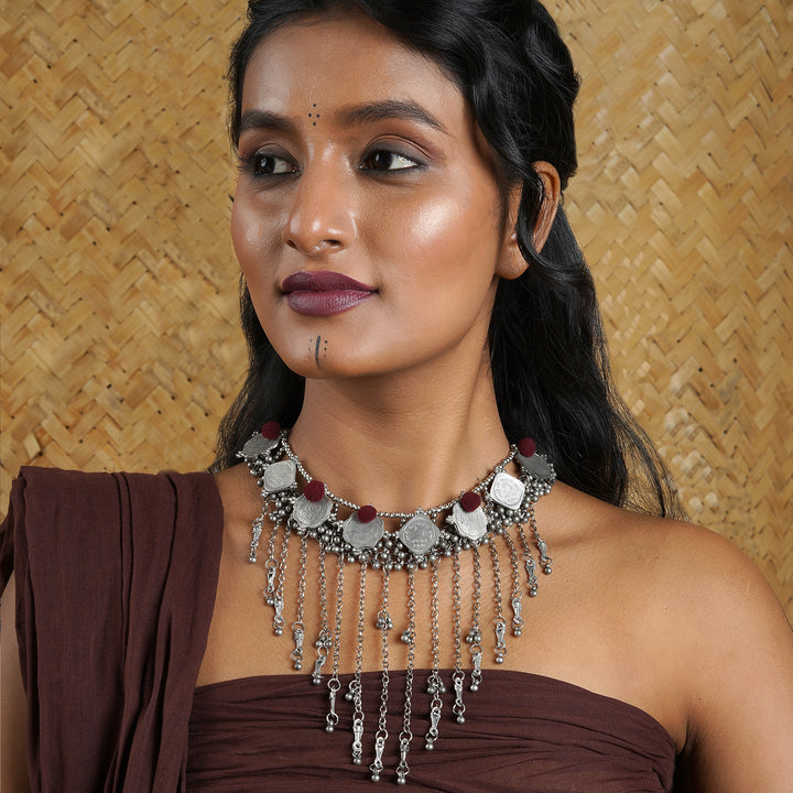 Teejh Drahma Coin Necklace