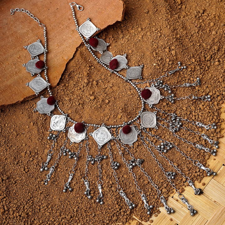 Teejh Drahma Coin Necklace