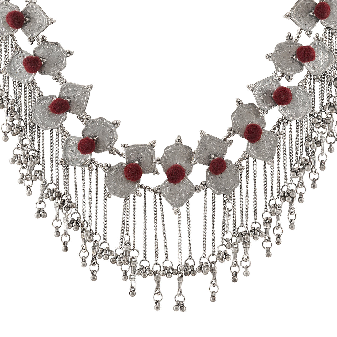 Teejh Mohur Coin Necklace