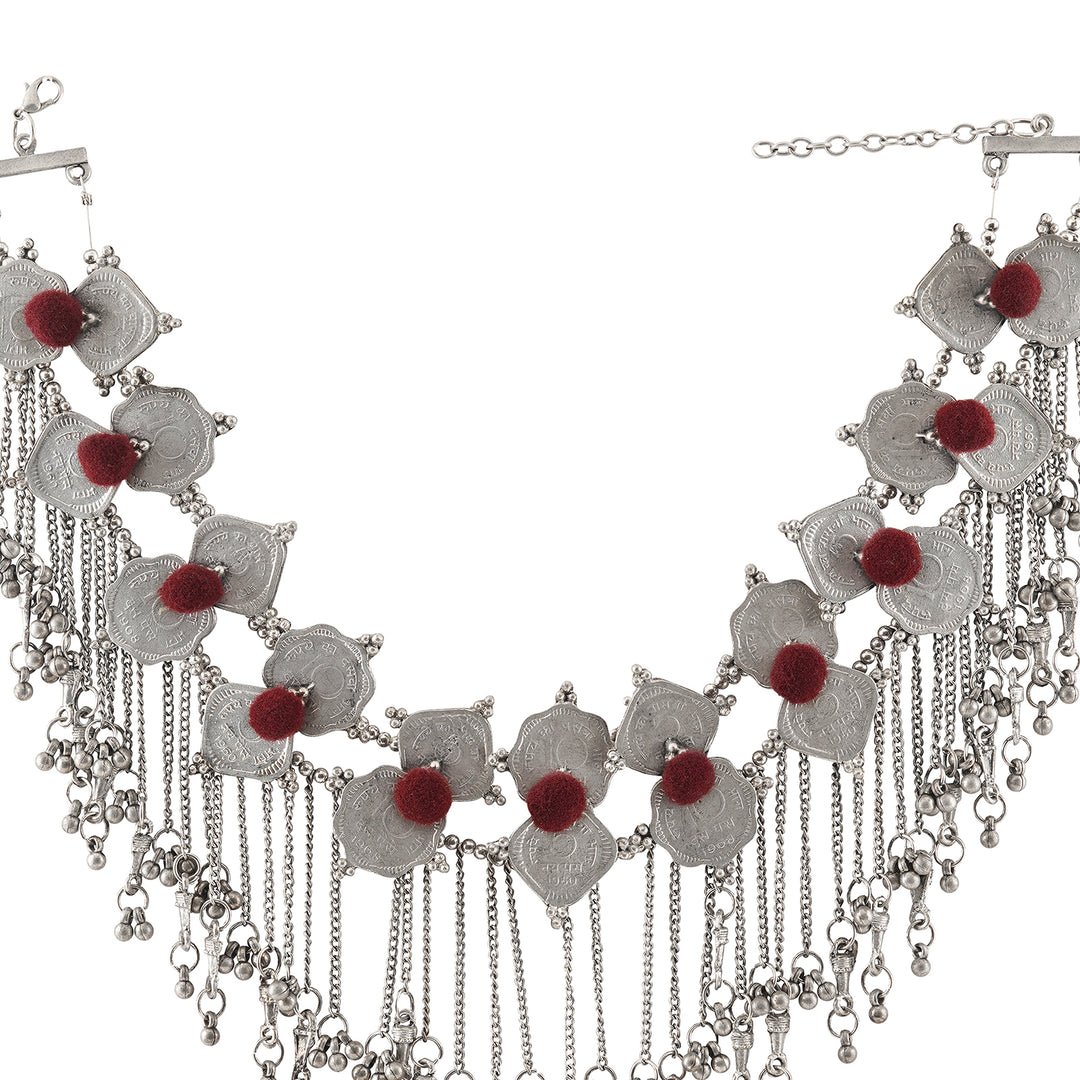 Teejh Mohur Coin Necklace