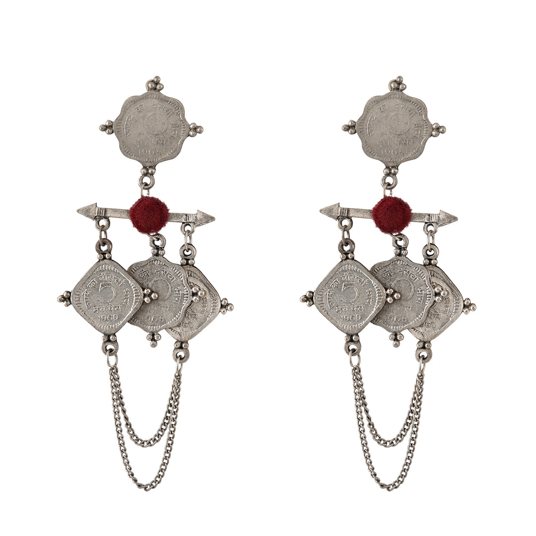 Teejh Ashwa Coin Earring