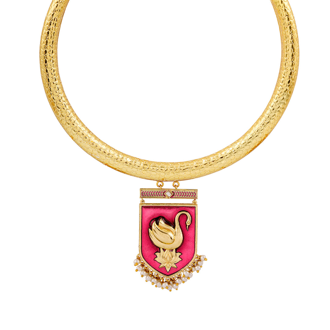 Meri Gaddi Mahaan Fuschia Pink necklace