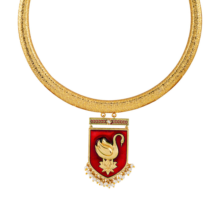 Meri Gaddi Mahaan Maroon necklace