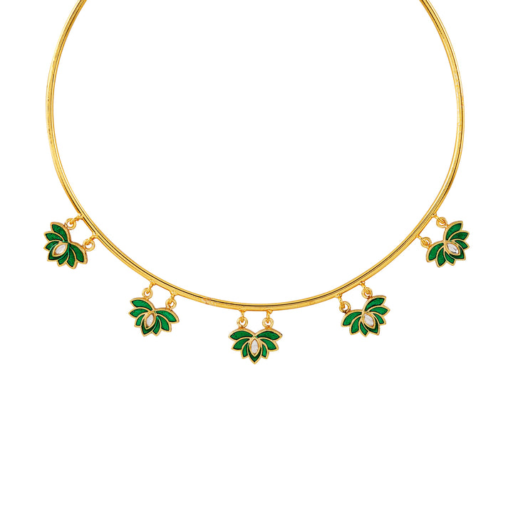 Feeling Jhakaas Green Necklace