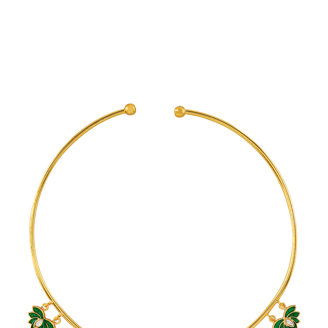 Feeling Jhakaas Green Necklace