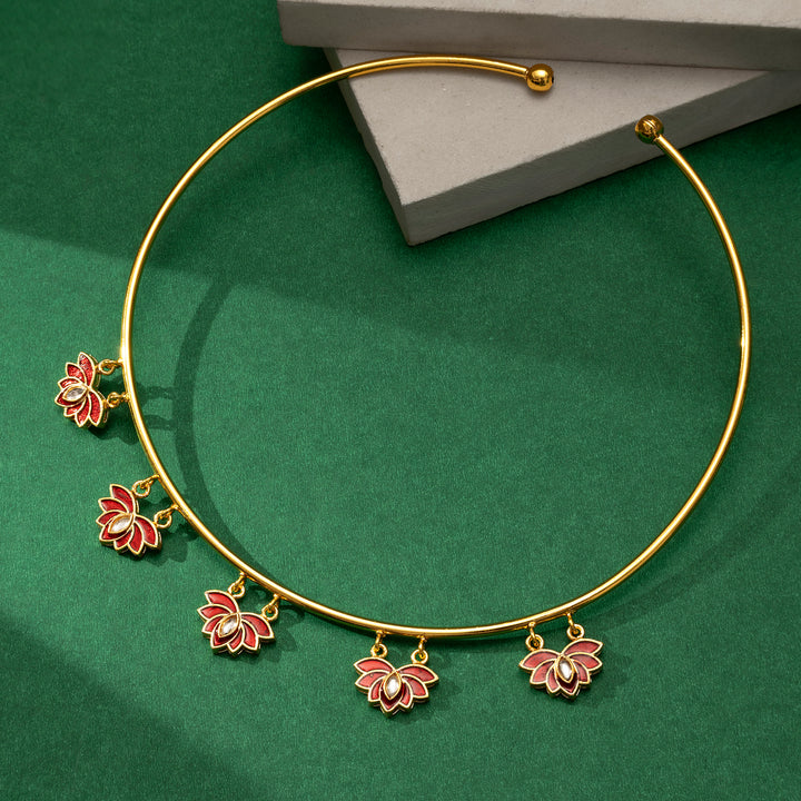 Feeling Jhakaas Maroon Necklace