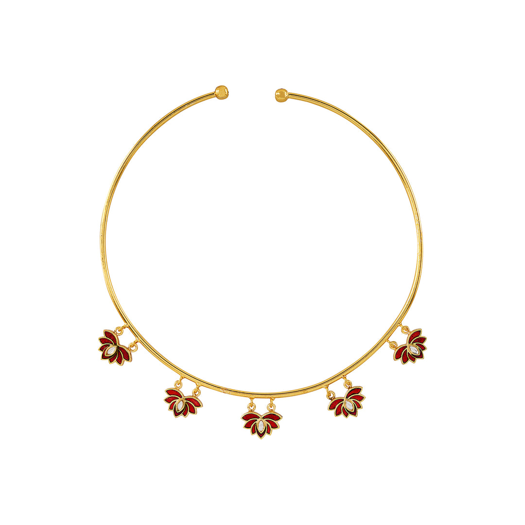 Feeling Jhakaas Maroon Necklace