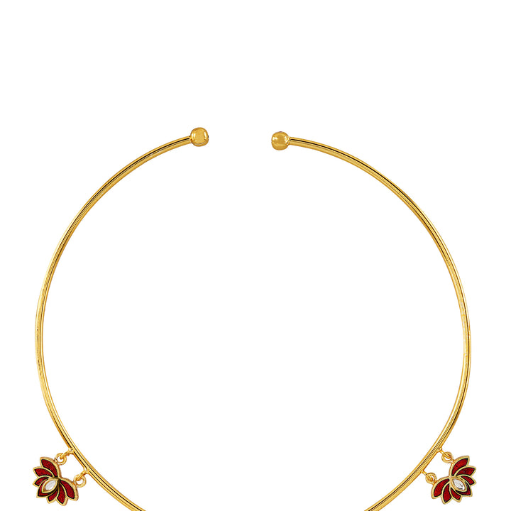 Feeling Jhakaas Maroon Necklace
