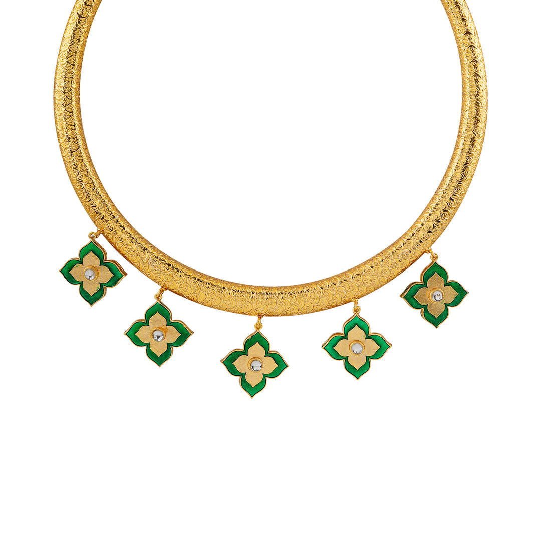 Superphool Hu Main Green Necklace