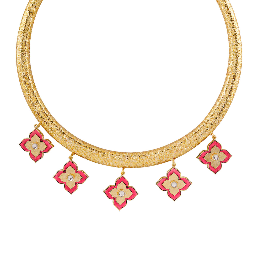 Superphool Hu Main Fuschia Pink Necklace